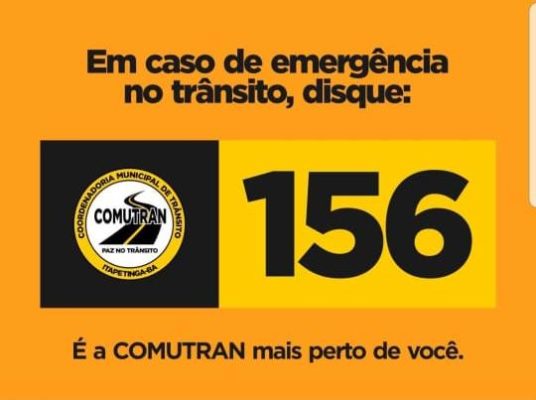 Itapetinga: COMUTRAN disponibiliza linha gratuita 156 para comunidade