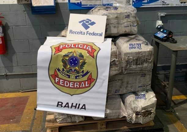 Mais de 600 Kg de cocaína são apreendidos em carga na Bahia