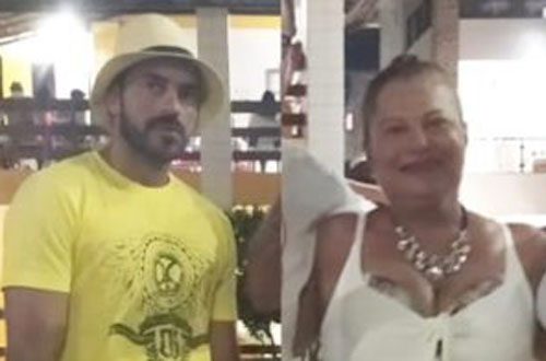 Luto: Saulo Rodrigues Protásio e sua mãe Valneide Amaral