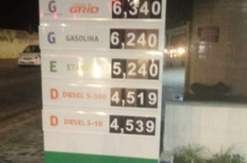 Conquista: Disparou! Preço do litro da gasolina é encontrado a R$6,34