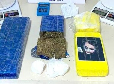 Vitória da Conquista: Trio é preso com 3kg de drogas, balanças e maquineta