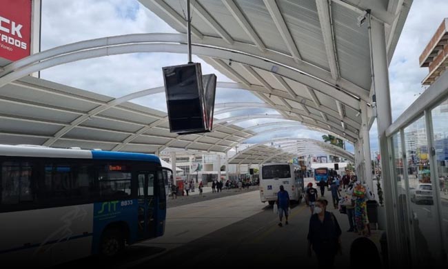 Conquista: Usuários saberão por meio de monitores o horário de chegada e saída dos ônibus