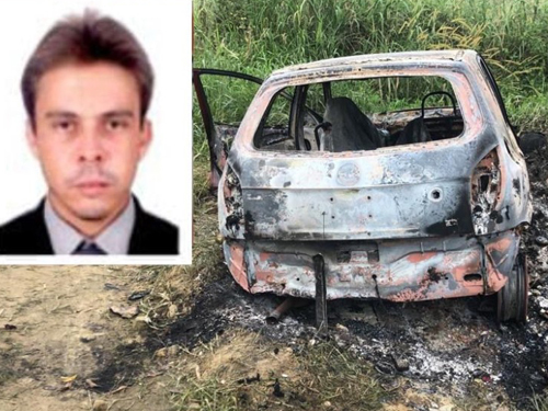 Advogado é encontrado morto dentro de carro incendiado