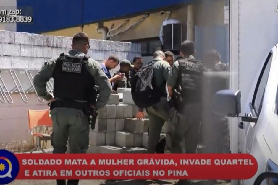 PM mata esposa grávida, invade batalhão, atira contra colegas de farda e comete suicídio