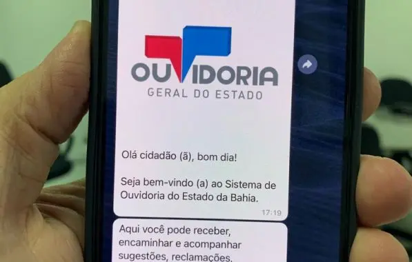 Bahia tem primeira Ouvidoria Geral do Brasil com verificação na conta do WhatsApp