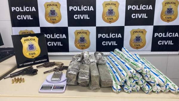 Mega Operação Tentáculos: 18 Presos, Foram Apreendidos 14 KG de Drogas, 25 KG de Explosivos, Pistolas (03), Revólveres(06) e Uma Submetralhadora