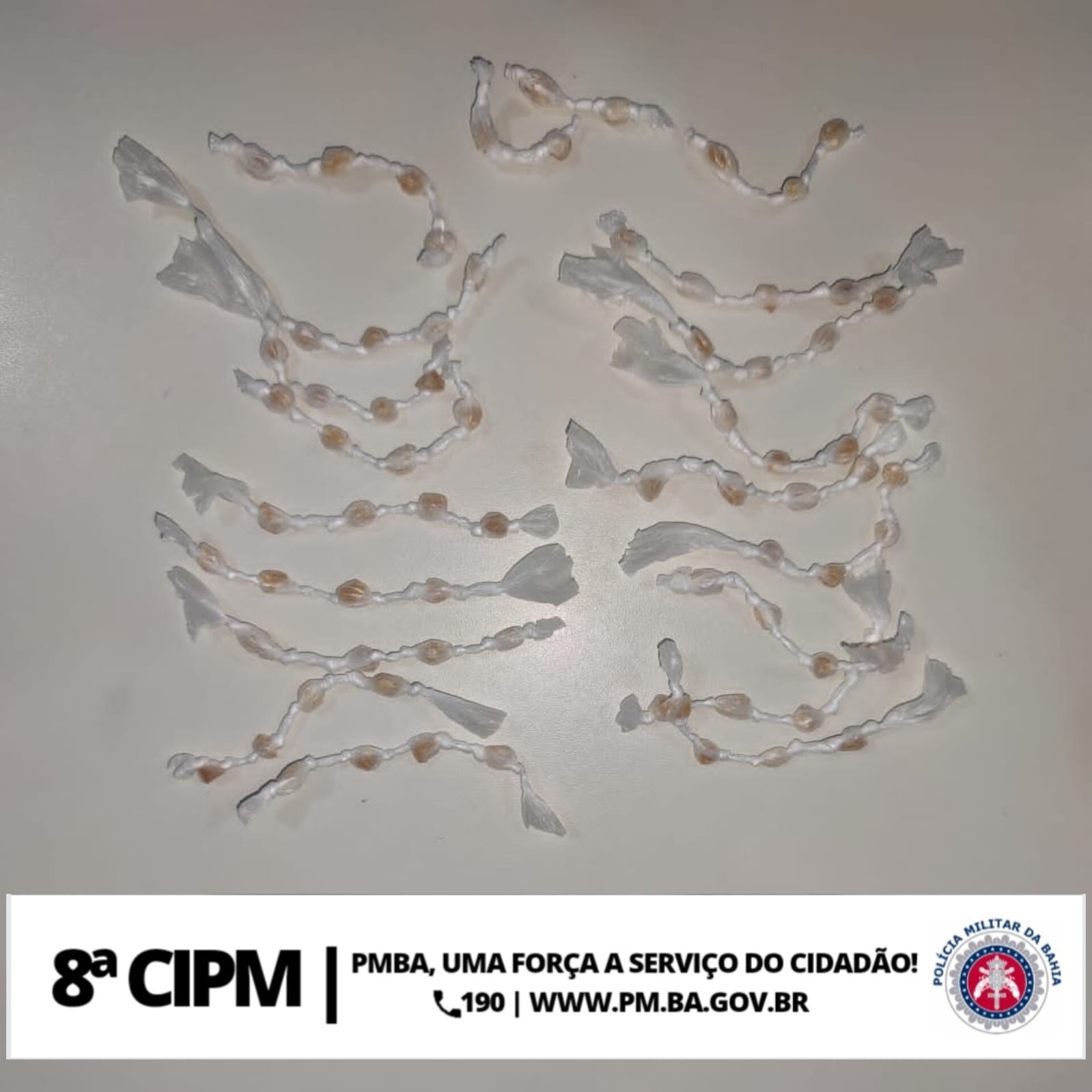 8ª CIPM: Polícia Militar Apreende 75 Pedras de Crack No Bairro Primavera