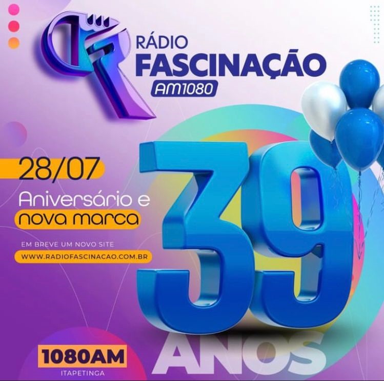 Ailton Jardineiro Parabeniza Rádio Fascinação Pelos 39 Anos