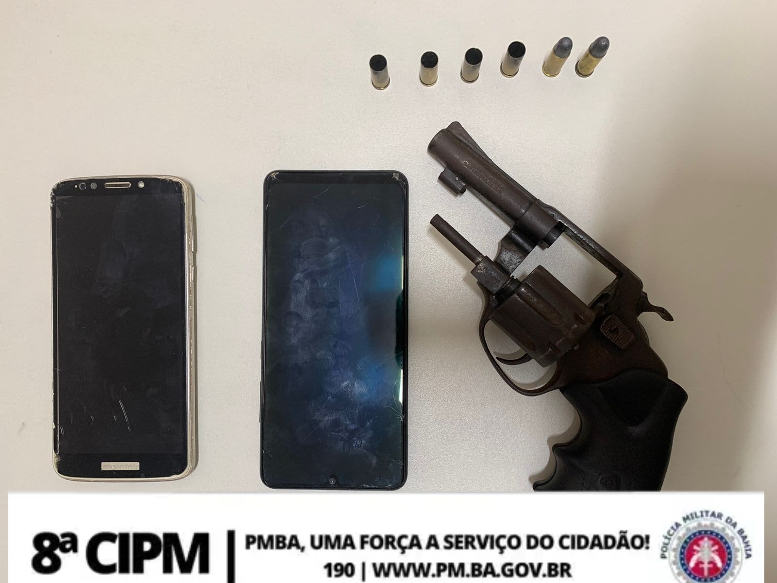 Ibicuí: Homem efetua disparos de arma de fogo contra guarnição do PETO da 8ª CIPM