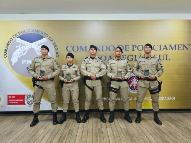 Parabéns!! Policiais da 8ªCIPM São Homenageados em Parada Geral do CPR-Sul