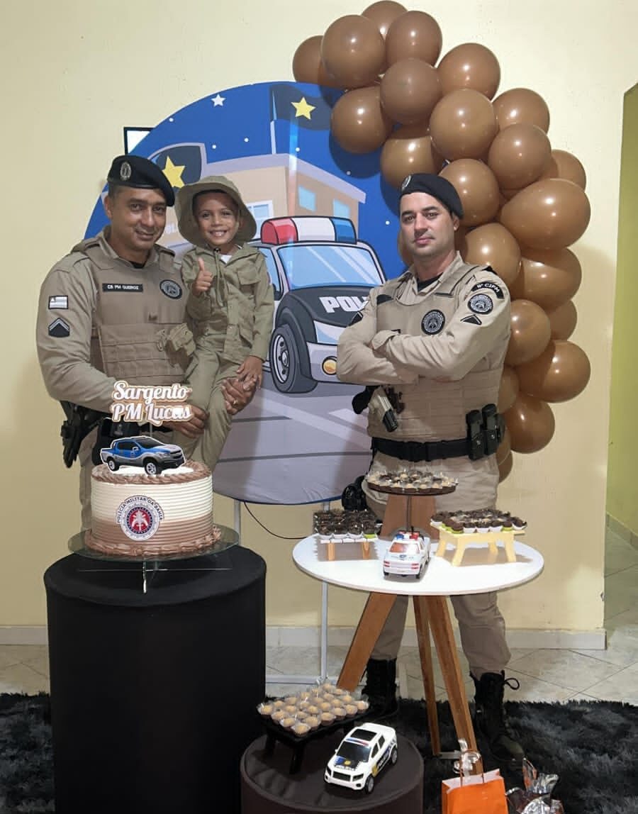 8ªCIPM: “Realizando Sonhos e Celebrando Heróis: O Aniversário de Lucas com a Polícia Militar”