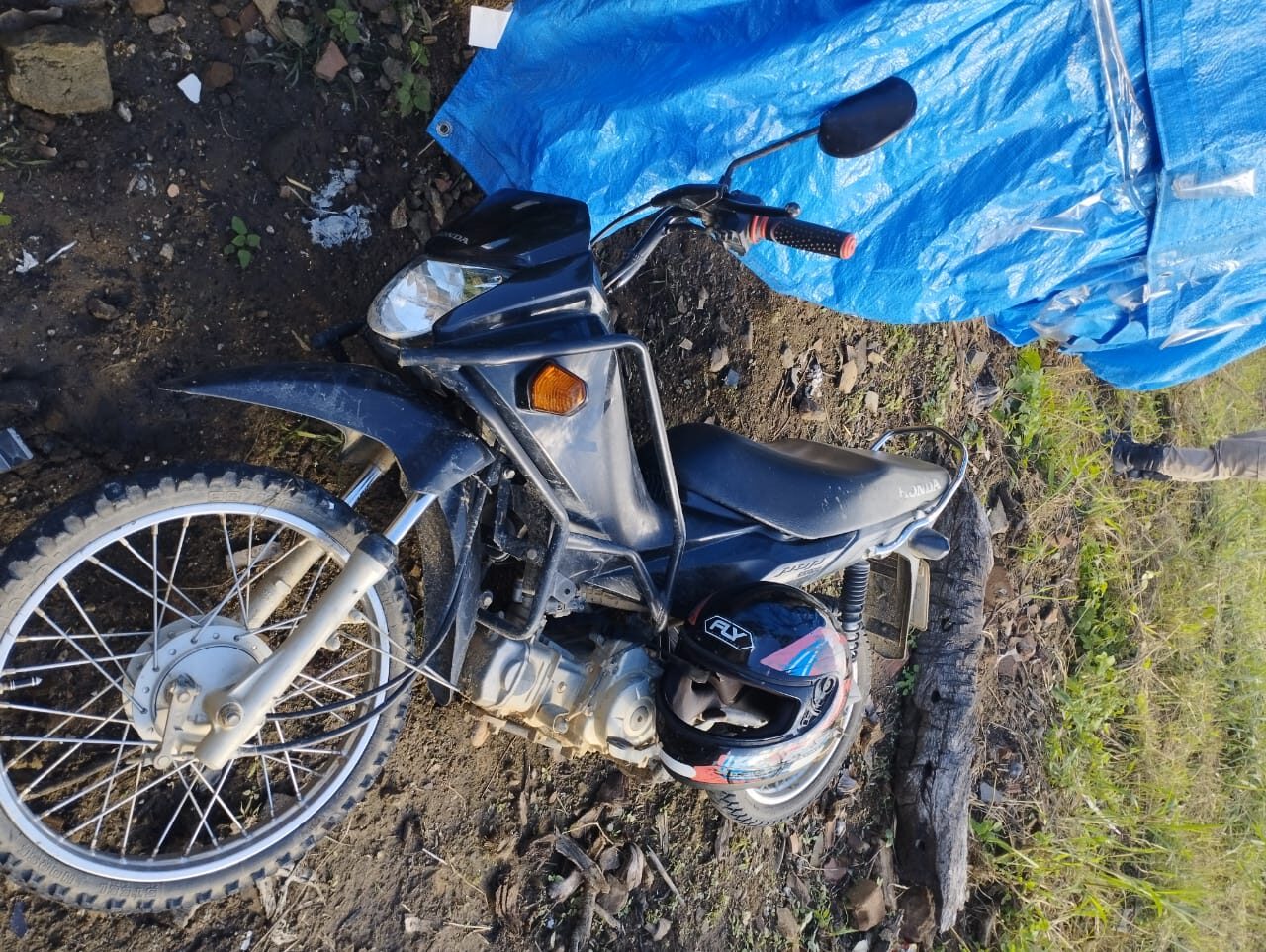 Motocicleta Roubada em Iguaí é Recupera Pela 8ª CIPM em Itaiá