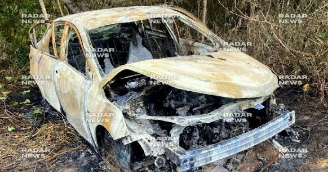 Carro de jovens paulistas desaparecidos é encontrado queimado em Eunápolis